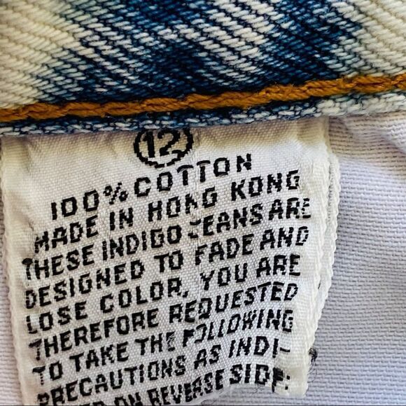 Vintage Gloria Vanderbilt Murjani Jean Shorts Sz 25/26 - Picture 9 of 12